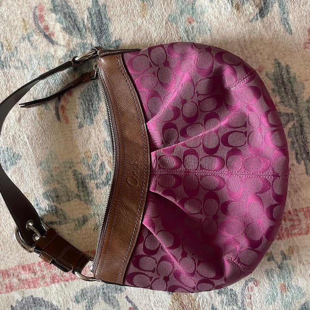 Coach saddle bag y2k, purple